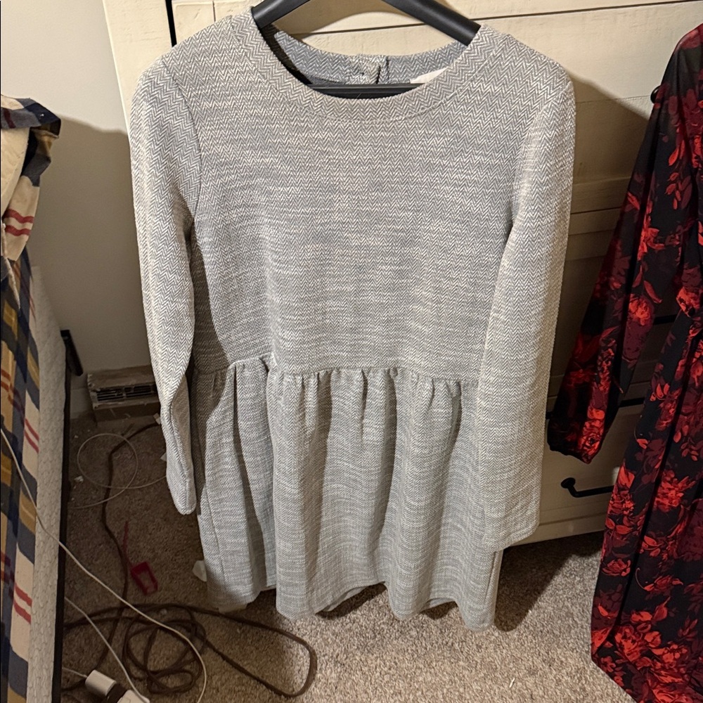 Gray Women's Babydoll Dress
